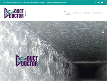 Tablet Screenshot of ductdoctorfl.com